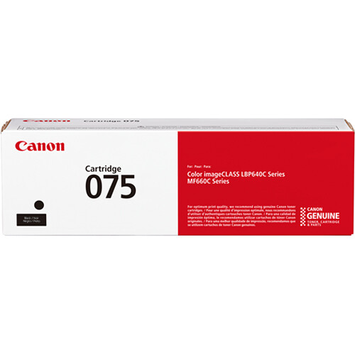 Canon 075 Black Toner Cartridge for LBP640/ LBP640C/ LBP646Cdw