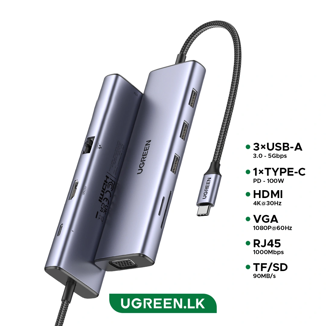 UGREEN 9-in-1 USB-C Multifunction Adapter