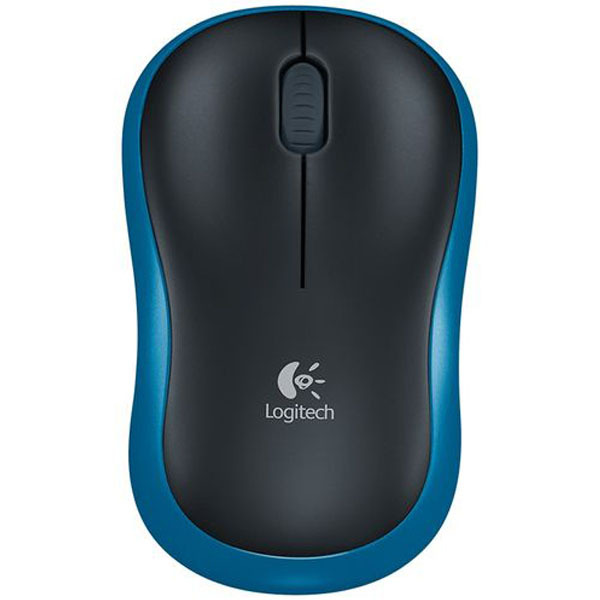 Logitech M185 Wireless Mouse - Blue - 910-002236