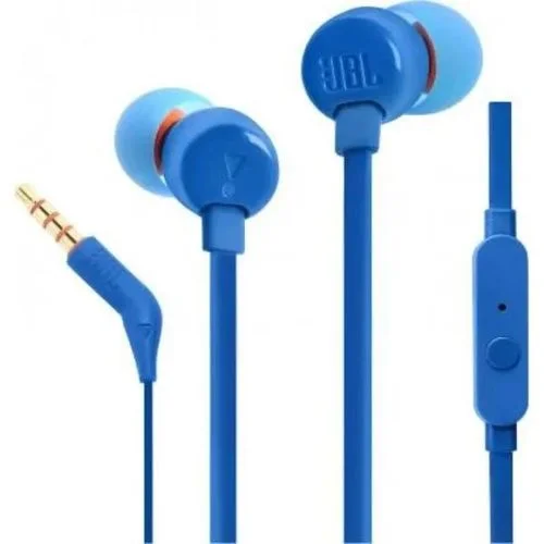 JBL Tune 110 Earphones-Blue( 4730)