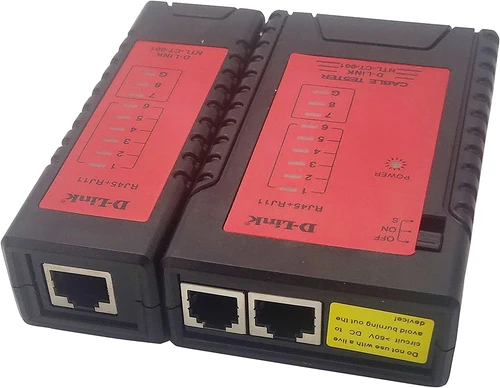 Cable Tester - Detected Cable Type: RJ-11,RJ-45