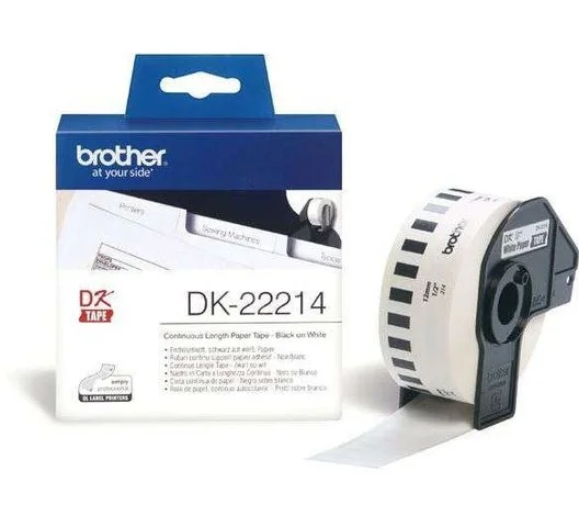 Black on White Continuous Narrow Length Paper Tape