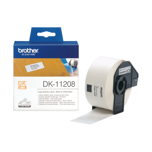 Black on White Large Address Paper tape