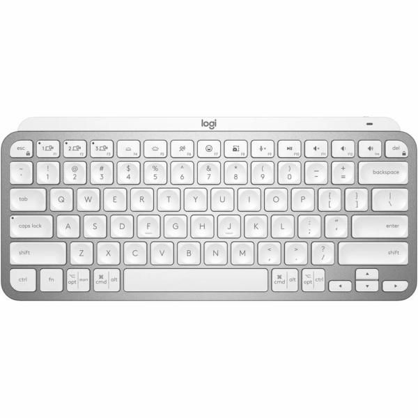 LOGITECH MX Keys Mini for Mac Bluetooth Illuminated Keyboard Pale Grey