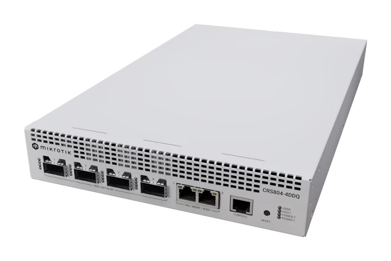 Mikrotik CRS804-4DDQ-hRM Cloud Router Switch 804 DDQ 