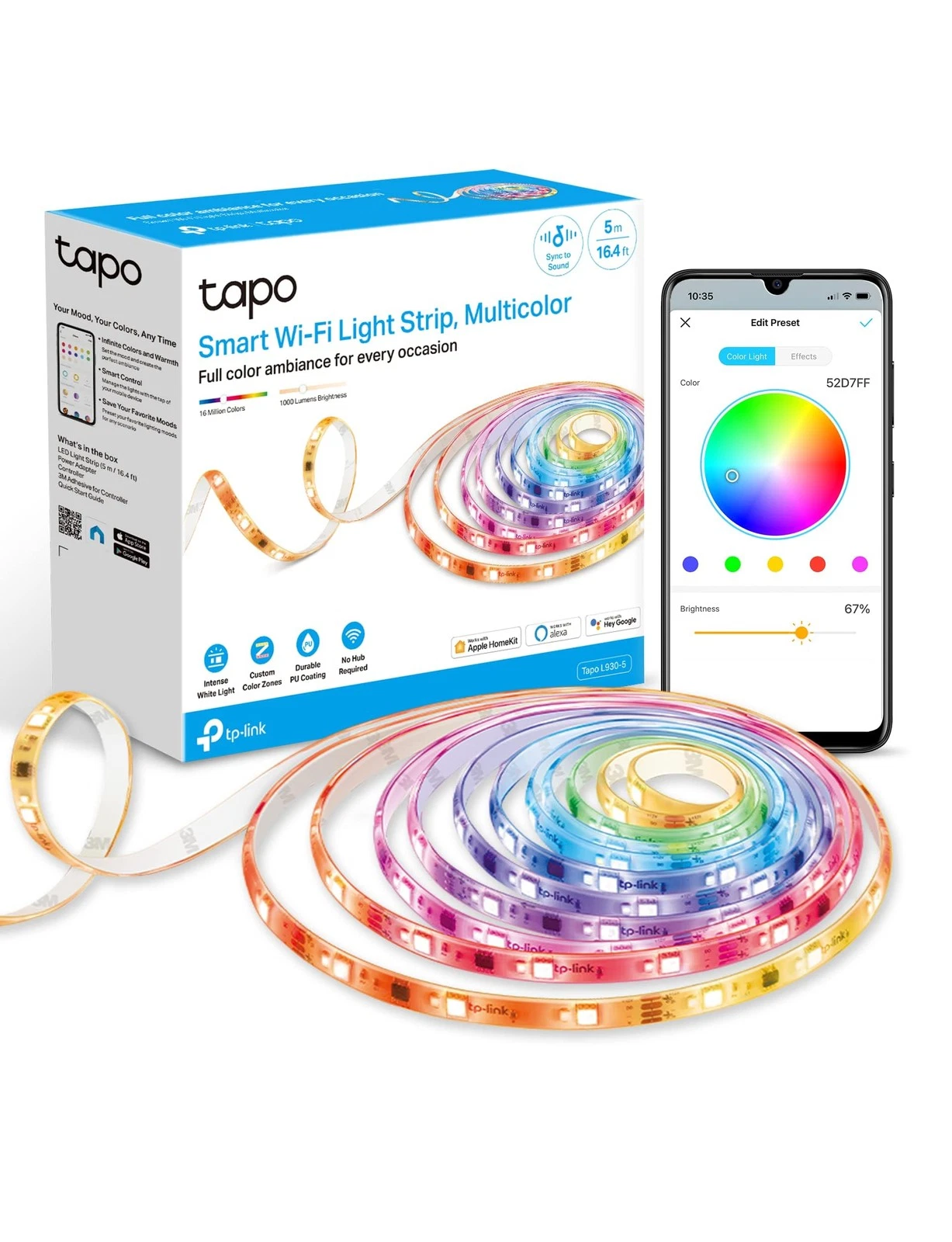 TP LINK Smart Light Strip, Multicolor