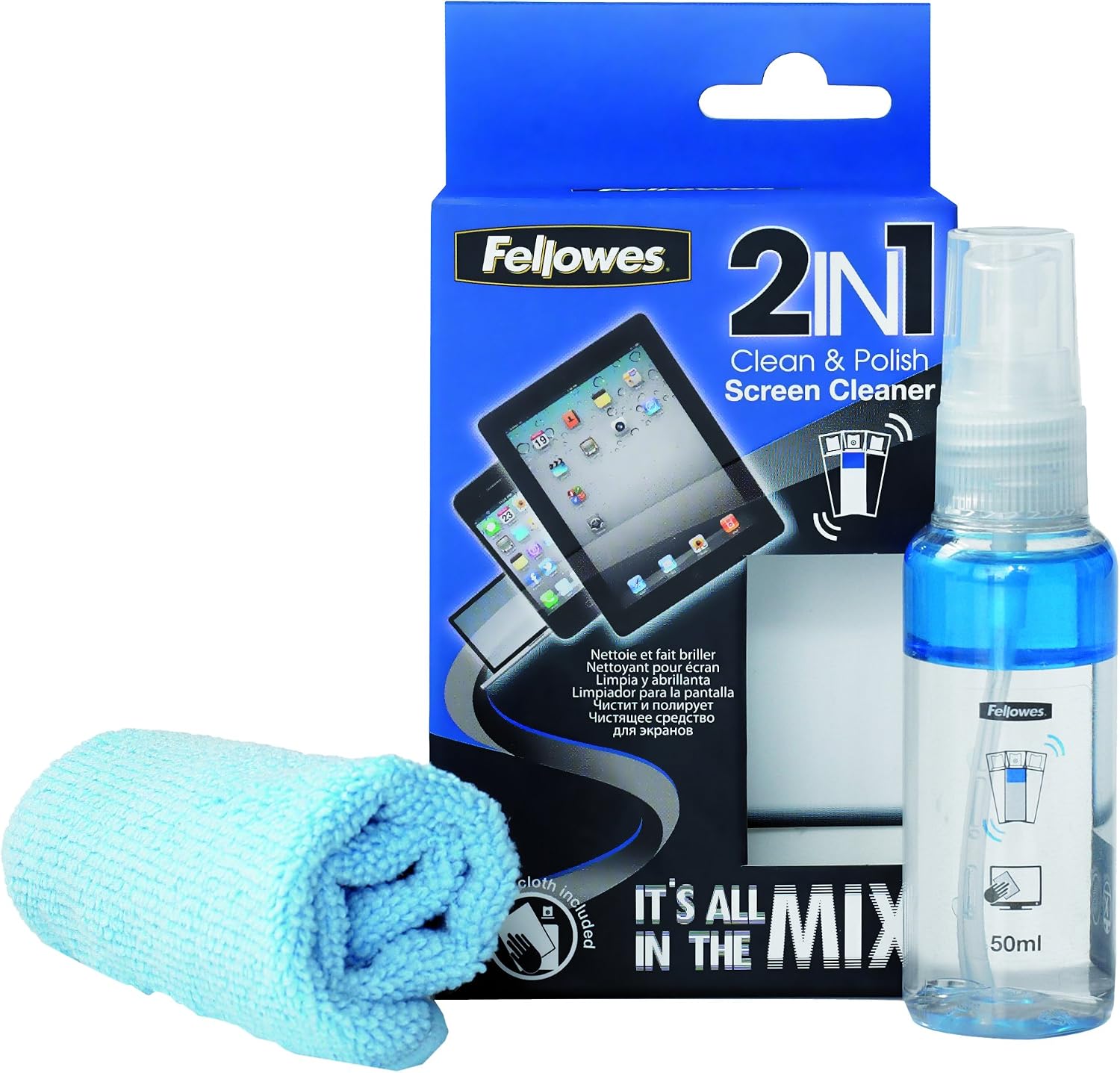 FELLOWES FLAT SCREEN BASIC CLEANER 2202301
