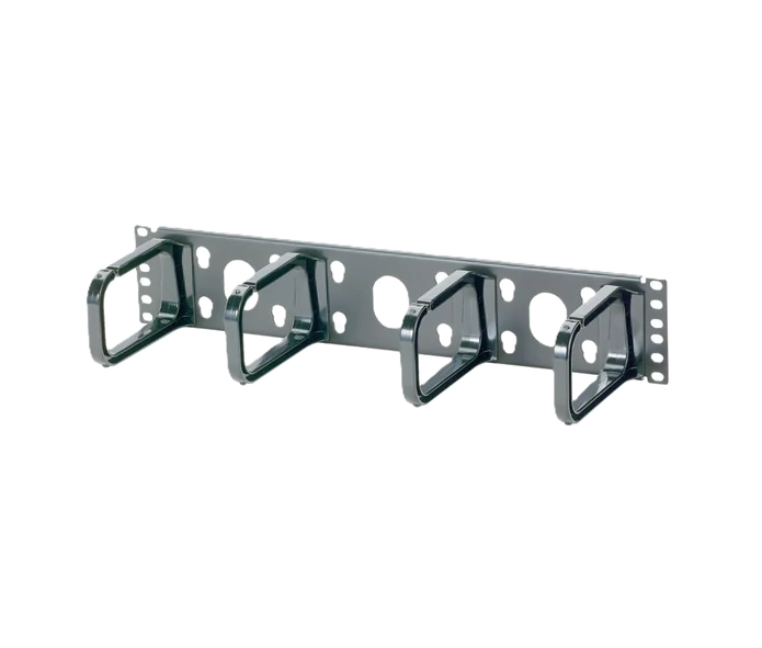 Horizontal Cable Manager - Horizontal Panel D-Rings, Front Only, 2RU 