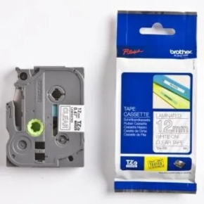 Brother 12mm x 8m Black on White Tape Warranty inclusive - 31BTP0001