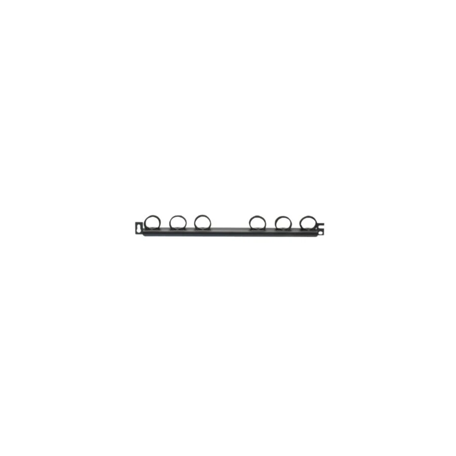 Horizontal Cable Manager - Strain Relief Bar With Hook And Loop Ties 