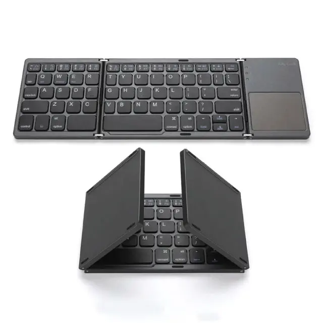 BO33 Bluetooth foldable Keyboard With Touchpad