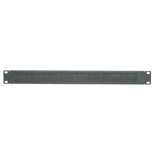 Brush Seal : Blanking Panel with Front to Back Cable Pass-Through 1 RU