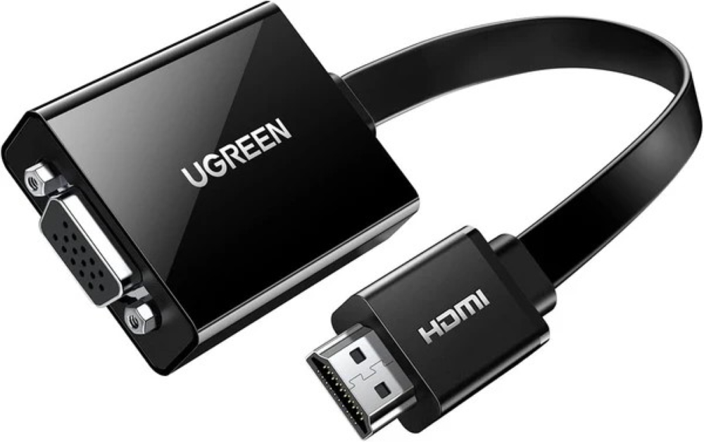 UGREEN HDMI To VGA+3.5mm Audio With Power Port Converter - MM103 (UG-40248)