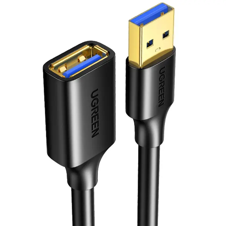 UGREEN USB-A 3.0 Male to Female Extension Cable 5m Black - US129
