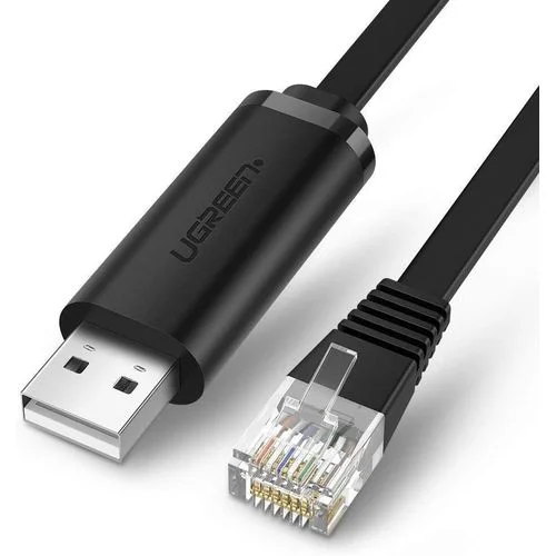 UGREEN USB-A to RJ45 Console Cable 1.5m (Black) - CM204