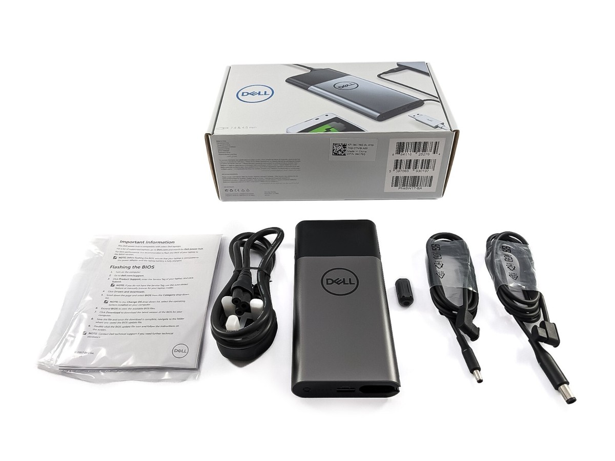 Dell Hybrid Adapter + PowerBank 45 Watts