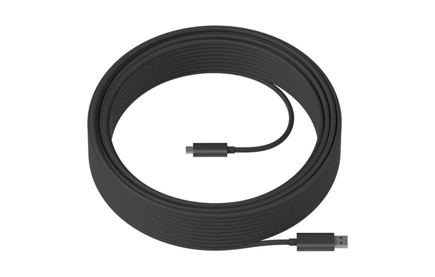 LOGITECH STRONG USB 3.1 CABLE - GRAPHITE - USB - 25M