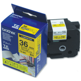 Brother TZE-661 36mm - Black on Yellow tape - 31BTP0040