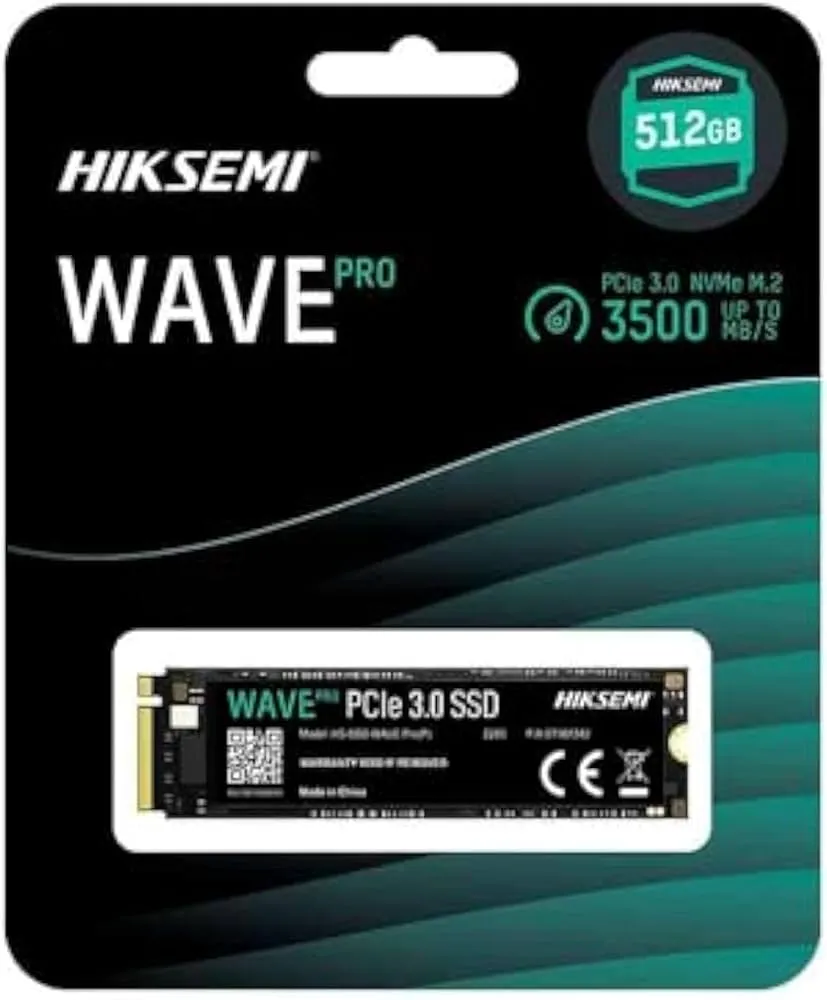 HIKSEMI WAVE Pro(P) INTERNAL SSD M.2 PCIe Gen 3*4 NVMe 2280 - 512GB - HS-SSD-WAVE-P-512G