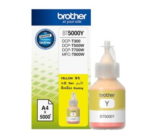 Brother BT5000Y Ink Bottle - Yellow - 31INK0026