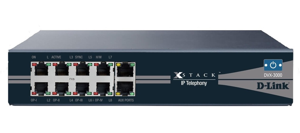 D-Link DVX-3000 Asterisk based IPPBX with upto 100 user support - DVX-3000