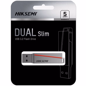 Hikvision/Hiksemi USB 3.2 Flash Drive 256GB Dual Slim E307