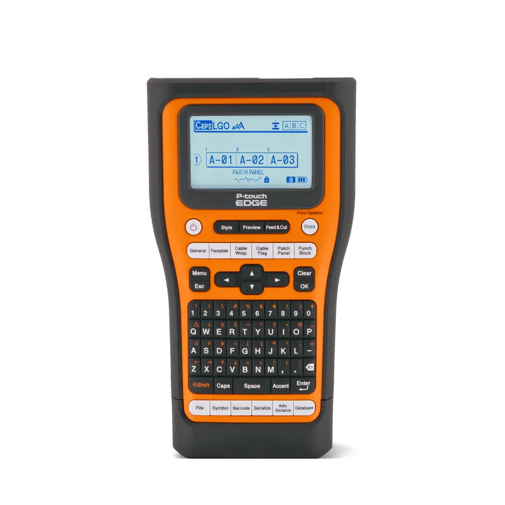   Brother P-touch EDGE Handheld Industrial Label Printer 31PLB0025