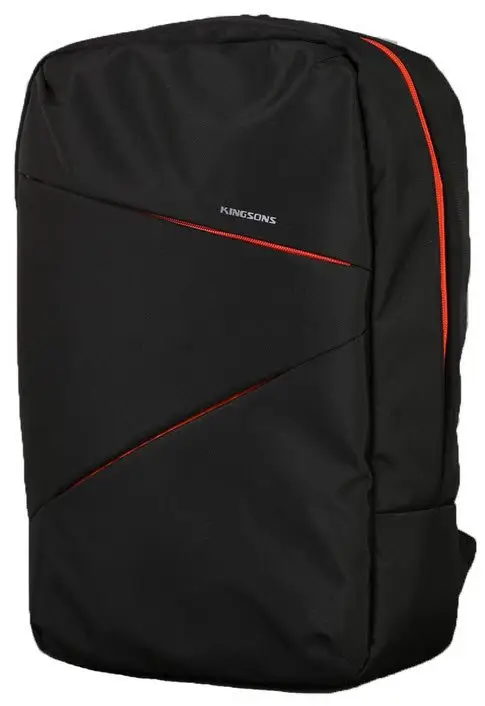 Kingsons 15.6" Arrow series backpack - Black - K8933W-BK