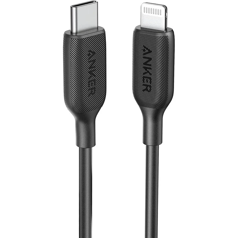 A8813H11 ANKER POWERLINE III USB-A CABLE WITH LIGHTNING CONNECTOR 6FT BLACK