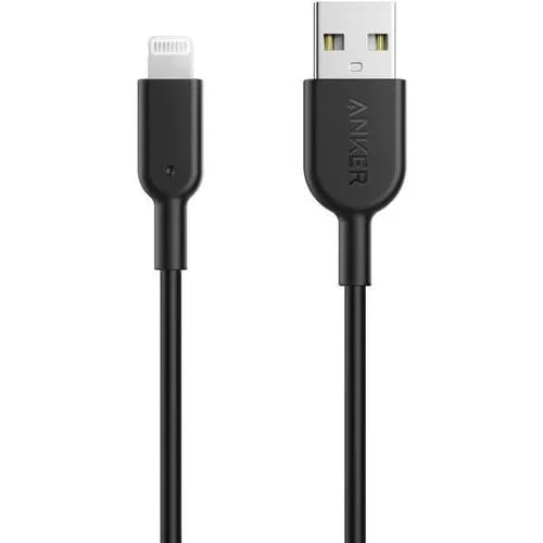 A8432H12 ANKER POWERLINE II WITH LIGHTNING CONNECTOR 3FT BLACK
