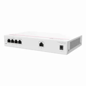 S380-L4P1T A compact PoE+ desktop router