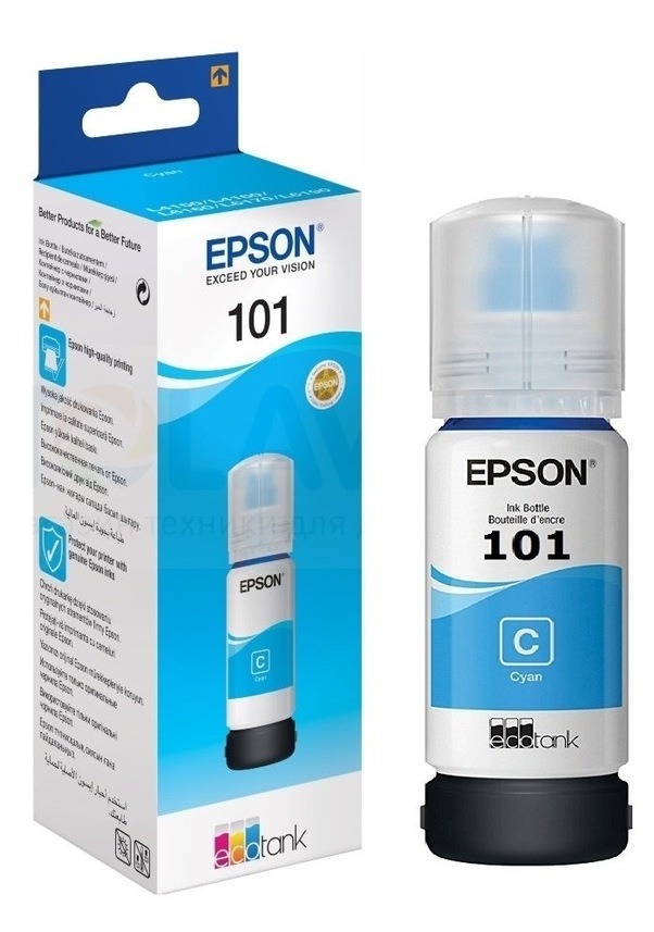 Epson 101 EcoTank Cyan Ink Bottle 70.0 ml C13T03V24A