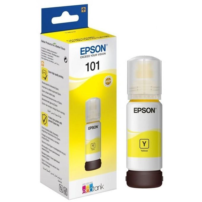 Epson 101 EcoTank Yellow Ink Bottle 70.0 ml C13T03V44A