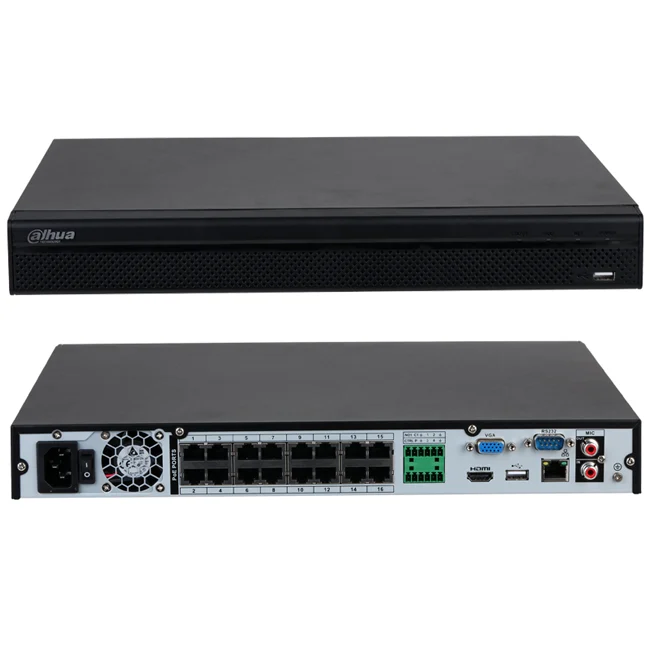 DHI-NVR4216-4KS3 16 Channel 1U 2HDDs Network Video Recorder. 