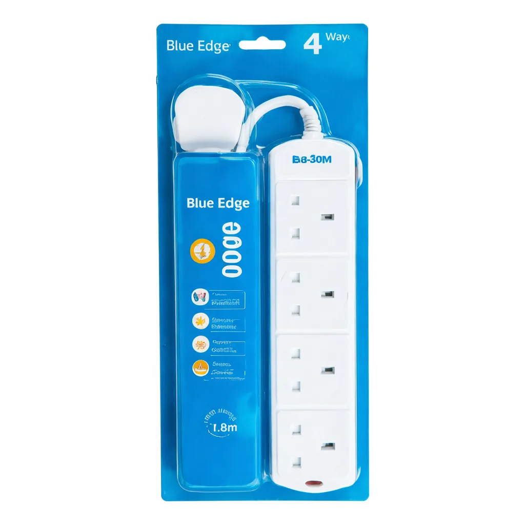 BLUEEDGE EXTENSION SOCKET BE-305 4 WAY