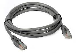 Cat6 UTP 24 AWG PVC Round Patch Cord - 3m - Grey Colour