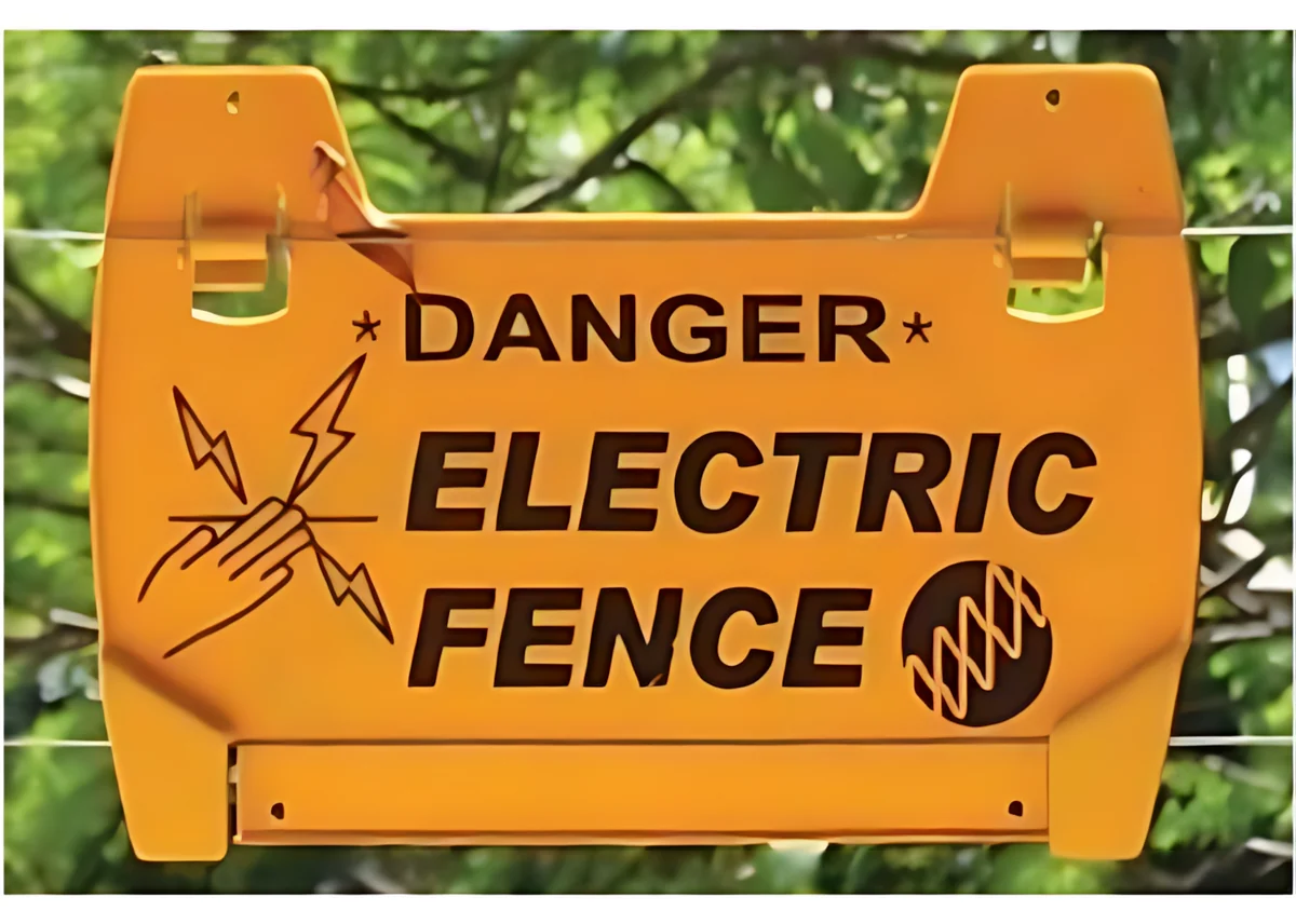 ||oc Blank Warning Sign Plastic (2clips)