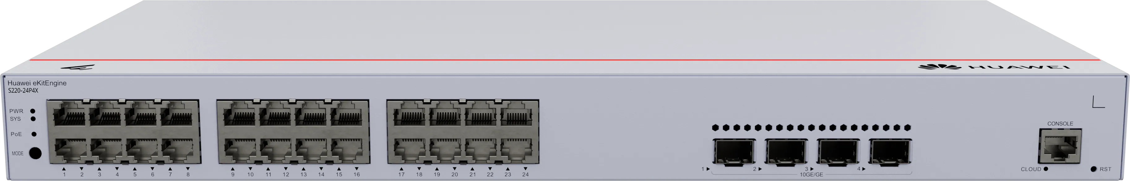 Huawei eKitEngine S220-24p4X 24-Port PoE Network Switch