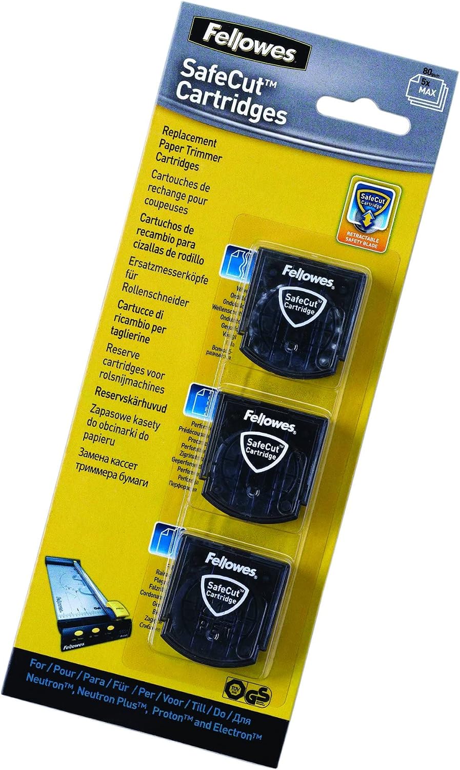 FELLOWES PAPER CUTTER BLADE STRAIGHT 16PCB0002