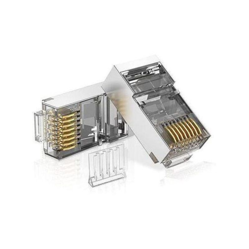 CAT 6A Shielded Modular Connector (RJ45) : Shielded Category 6A Plug (8-Position 8-Wire, Modular Plug, For Use With Panduit TX6A Shielded Copper Cable)