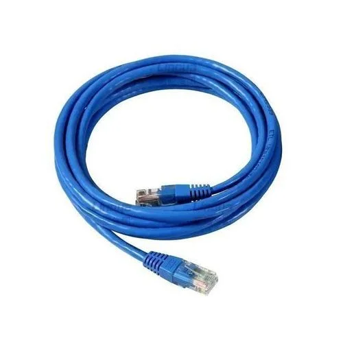 Cat6 UTP 24 AWG PVC Round Patch Cord - 3m - Blue Colour
