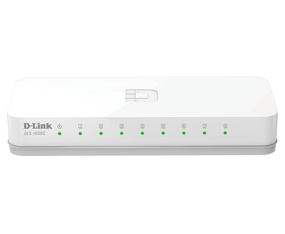 8 port 10/100Base-T unmanaged switch