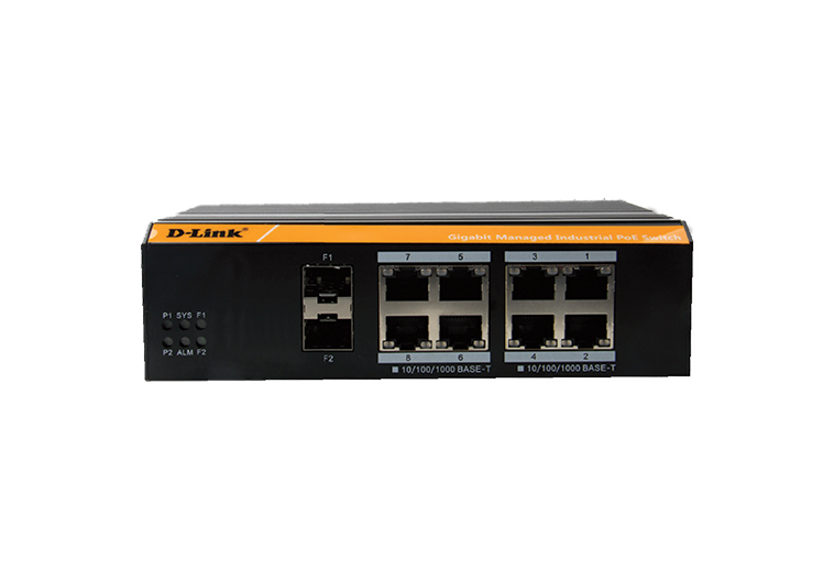 DGS-F3008P-2S The DGS-F3000 Series Layer 2 Gigabit Outdoor Smart Managed