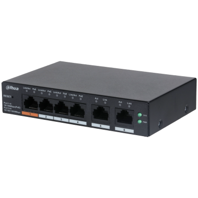 DH-CS4006-4ET-60 6-Port Cloud Managed Desktop Switch with 4-Port PoE
