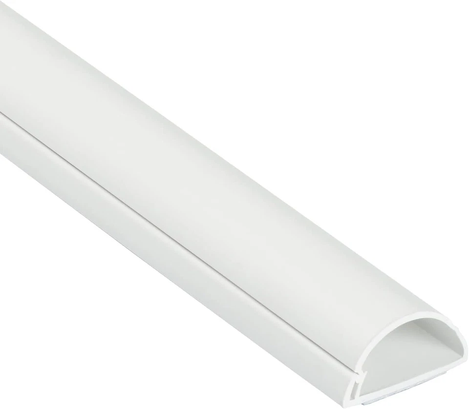 D-LINE3015W 30x15mm Mini 1/2-Circle Trunking Coupler Smooth-Fit