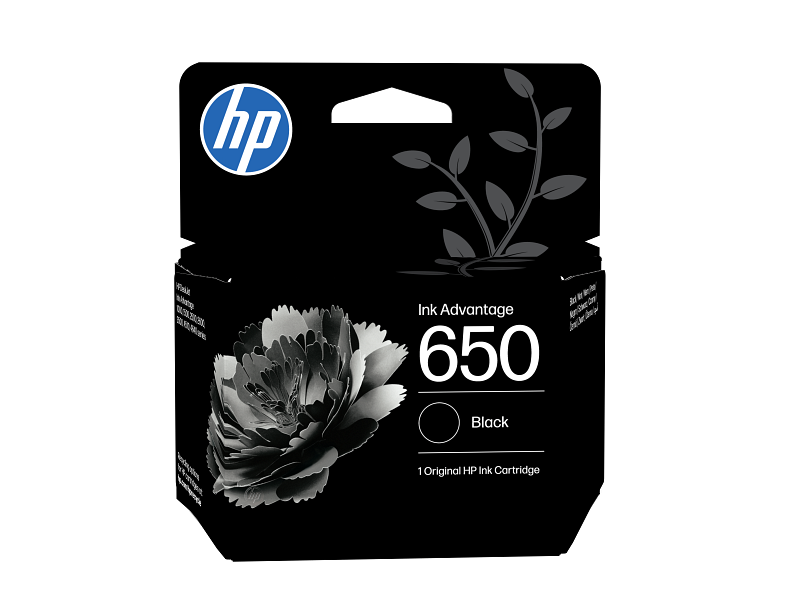 HP 650 BLACK INK CARTRIDGE