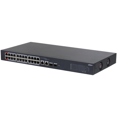 DH-CS4226-24ET-240 26-Port Cloud Managed Desktop Switch with 24-Port PoE.