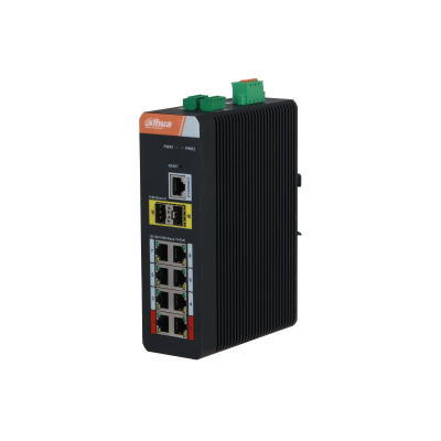 DH-PFS4210-8GT-150 8-Port PoE Gigabit Managed Switch.