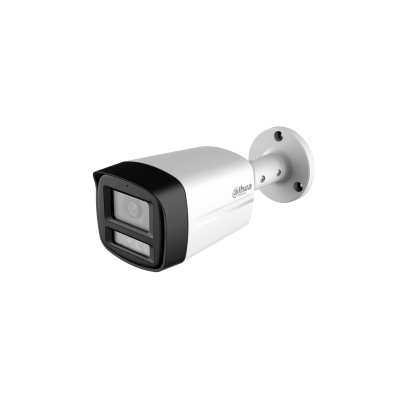 5MP Smart Dual Light HDCVI Two-way Talk Fixed-focal Bullet Camera 