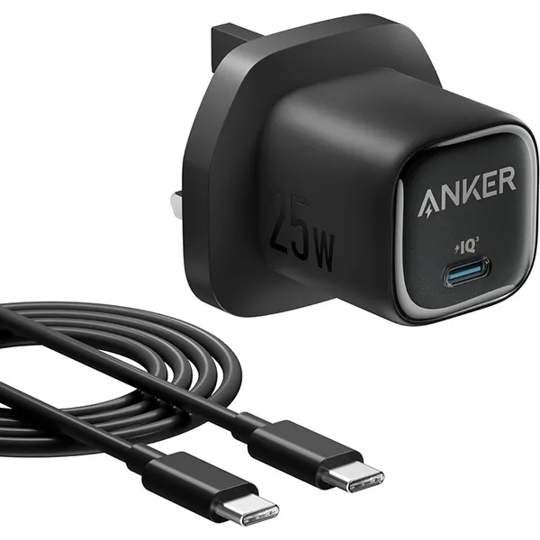 ANKER 25W USB-C CHARGER WITH 5FT C-C CABLE B2656K11